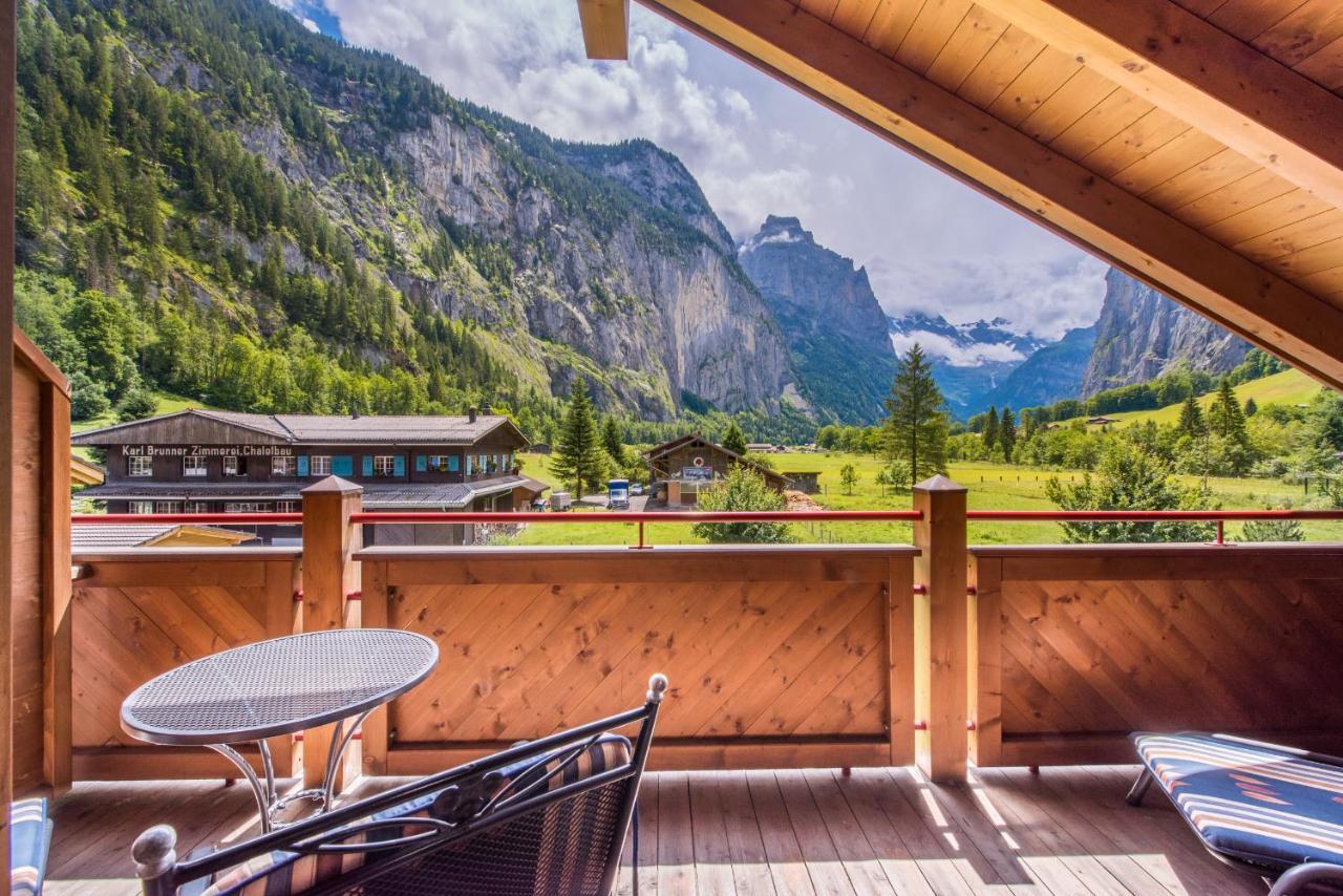 Apartment Lauberhorn, Luxury With Best Views ラウターブルンネン エクステリア 写真