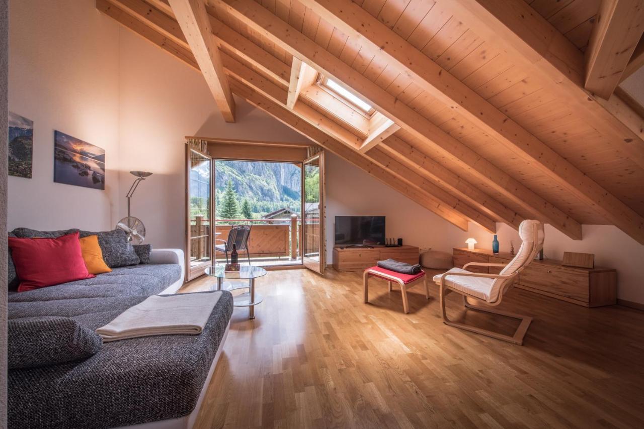 Apartment Lauberhorn, Luxury With Best Views ラウターブルンネン エクステリア 写真