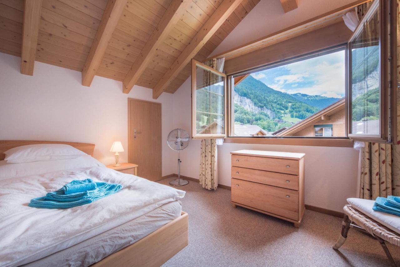 Apartment Lauberhorn, Luxury With Best Views ラウターブルンネン エクステリア 写真